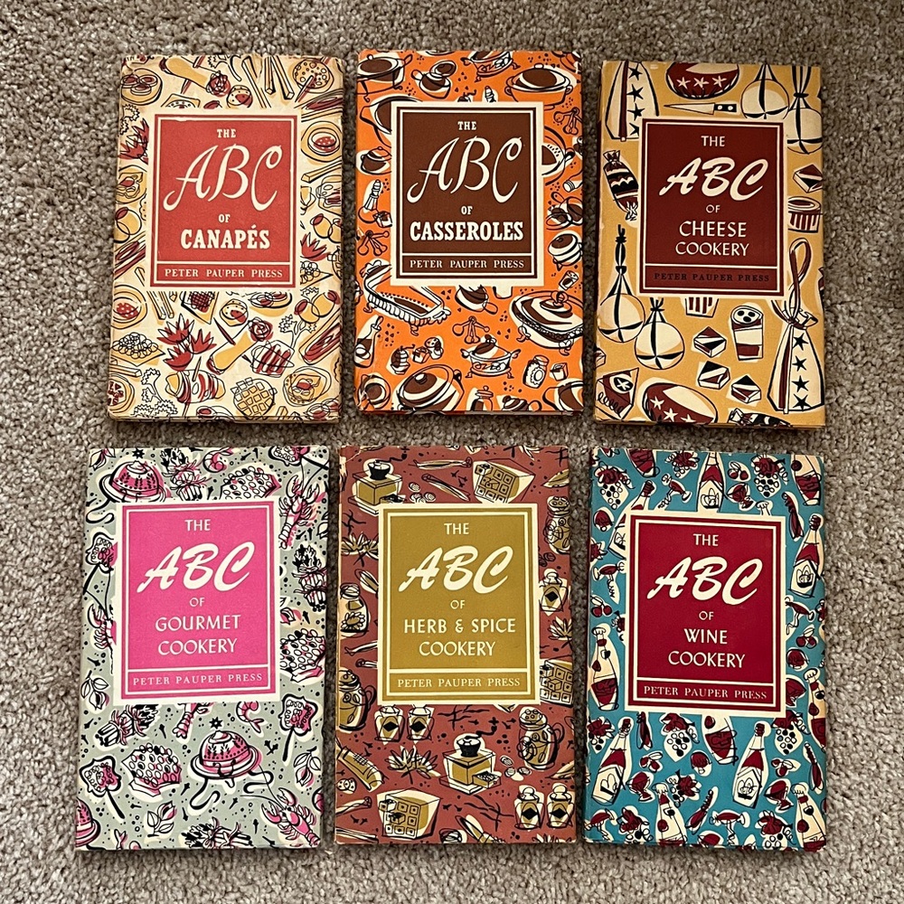 Set of THE ABC of Canapés Casseroles Cheese Gourmet Herbs/Spice Wine